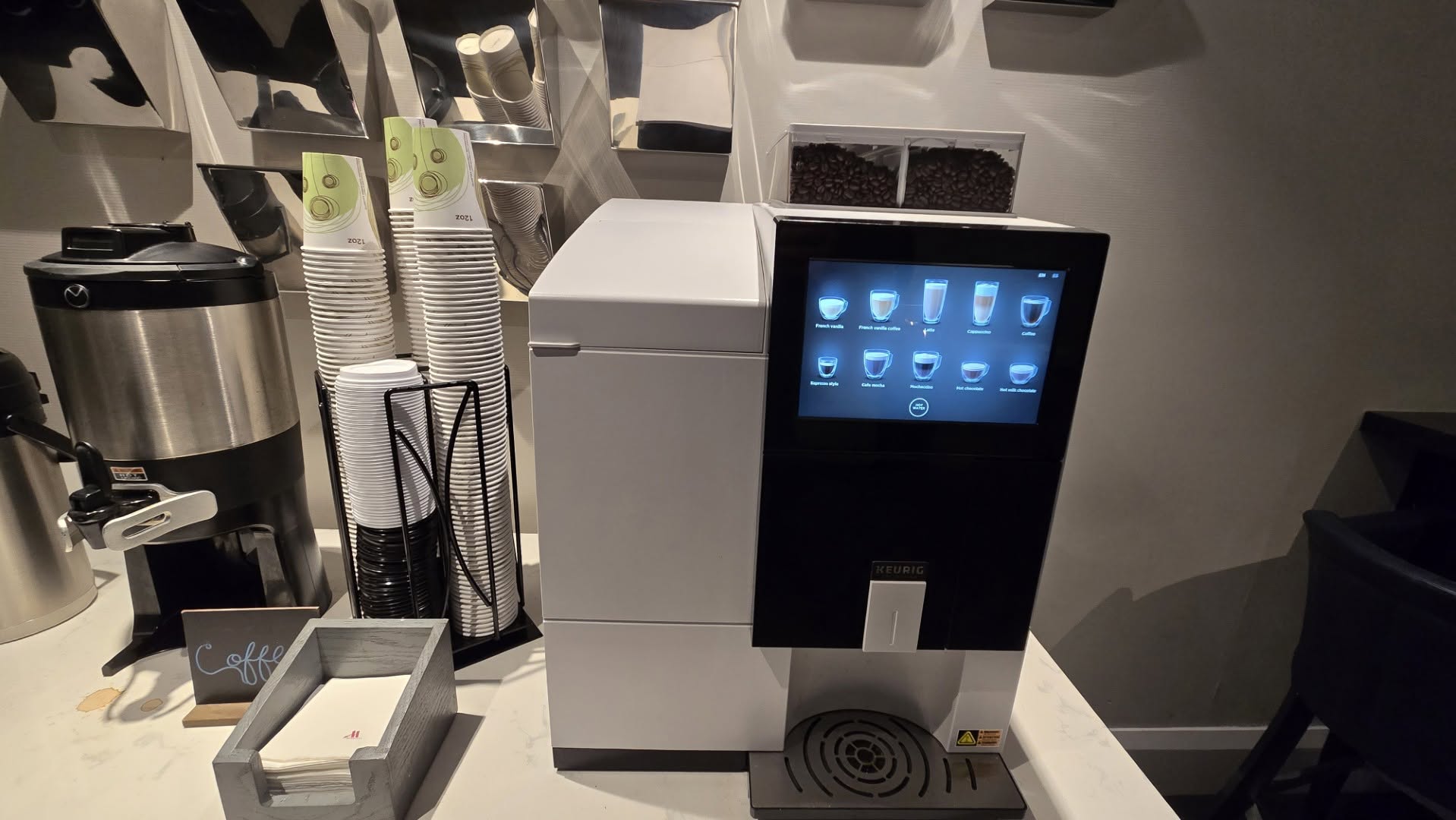Keurig touchscreen bean-to-cup espresso and specialty coffee machine