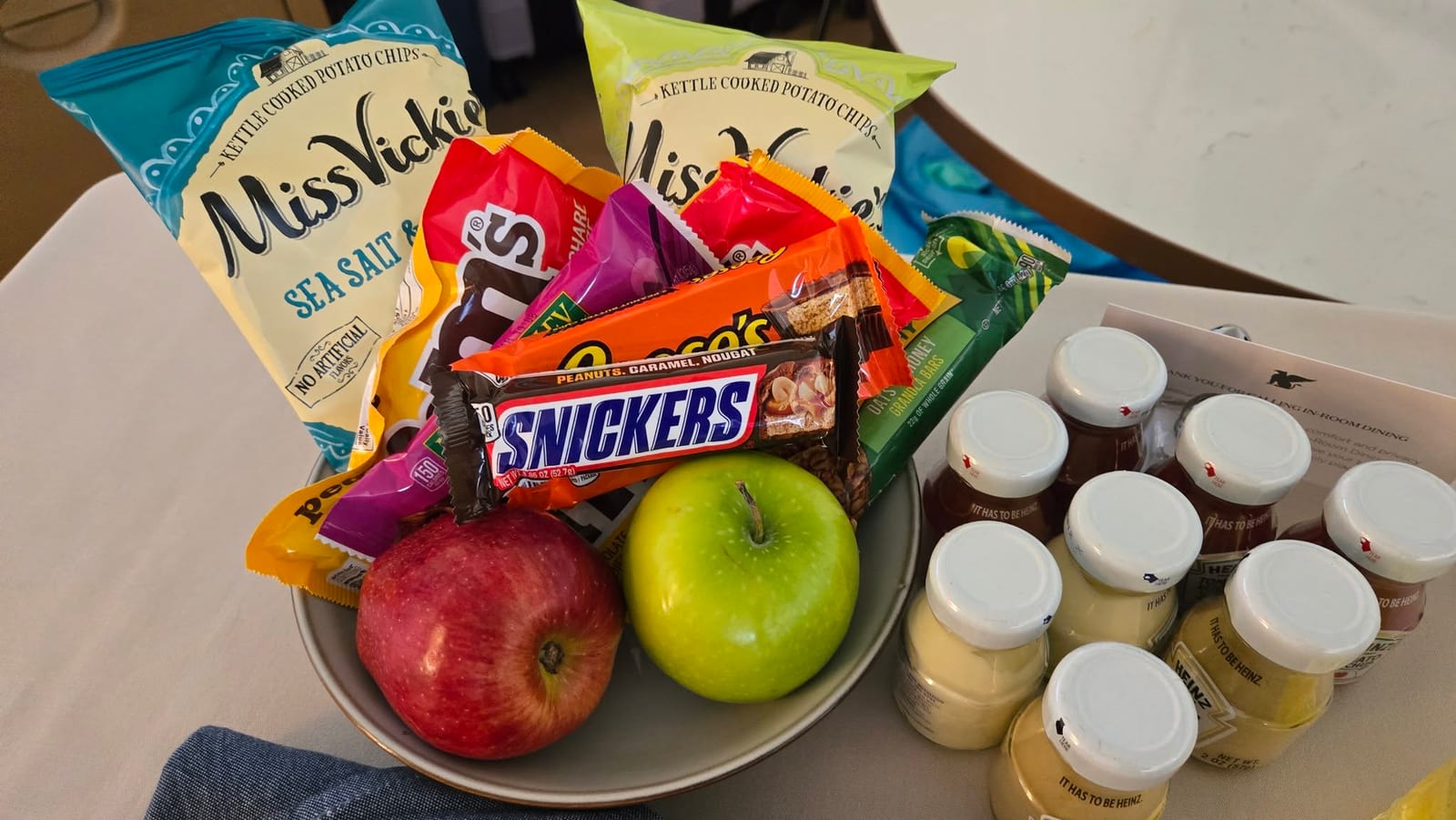 Marriott Bonvoy Ambassador welcome amenity gift basket