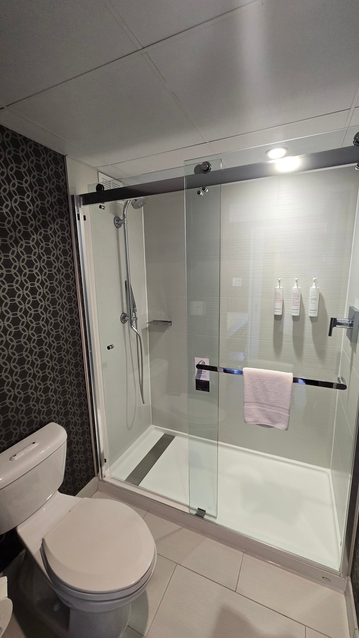 Sliding Glass Walk-In Shower