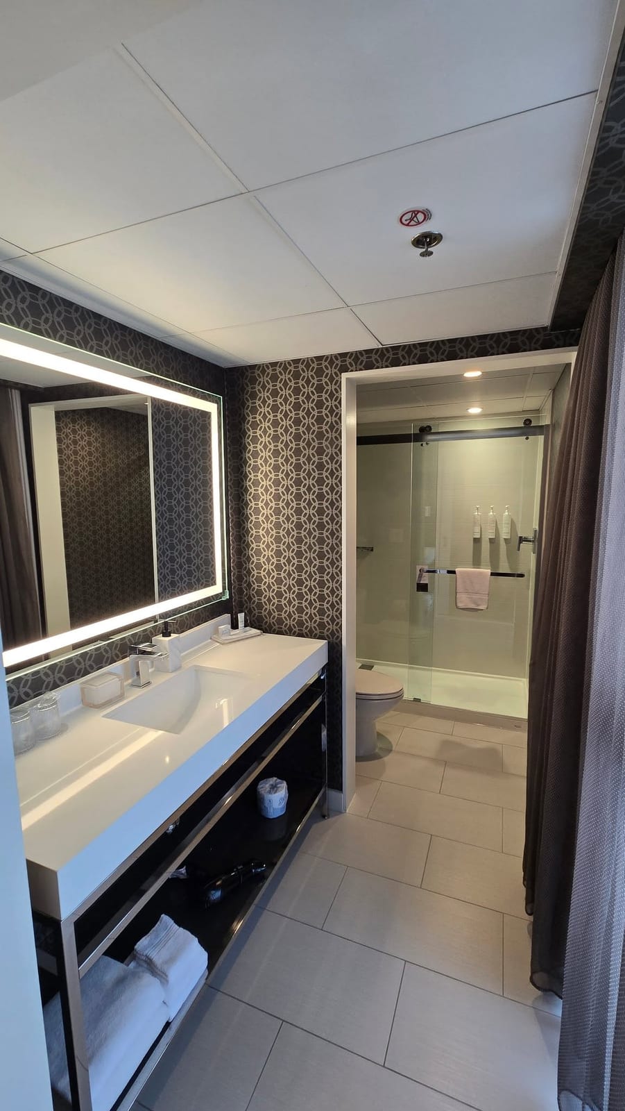 Master Bathroom Backlit Vanity